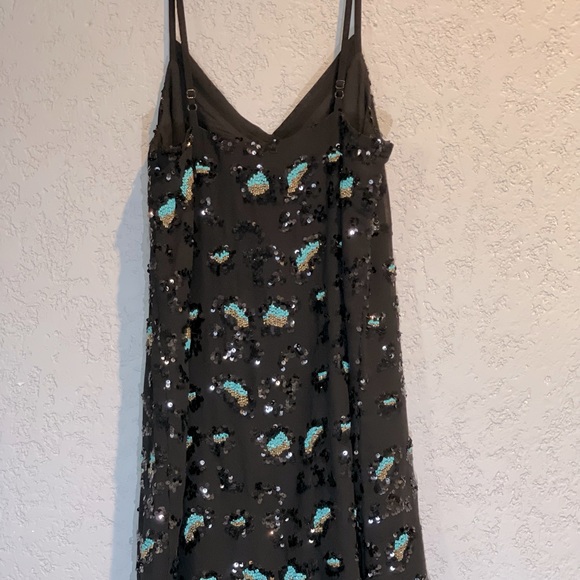 French Connection sequin leopard vnk tunic dress! - Picture 4 of 5